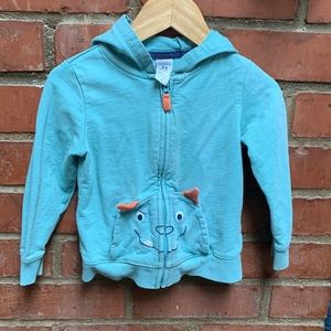 Carter’s long sleeve monster hoodie